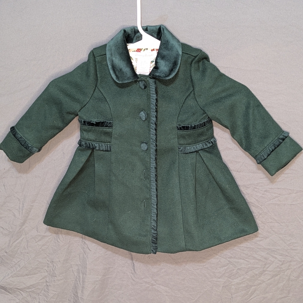 Tommy Bahama Kids Dark Green Pea Coat
